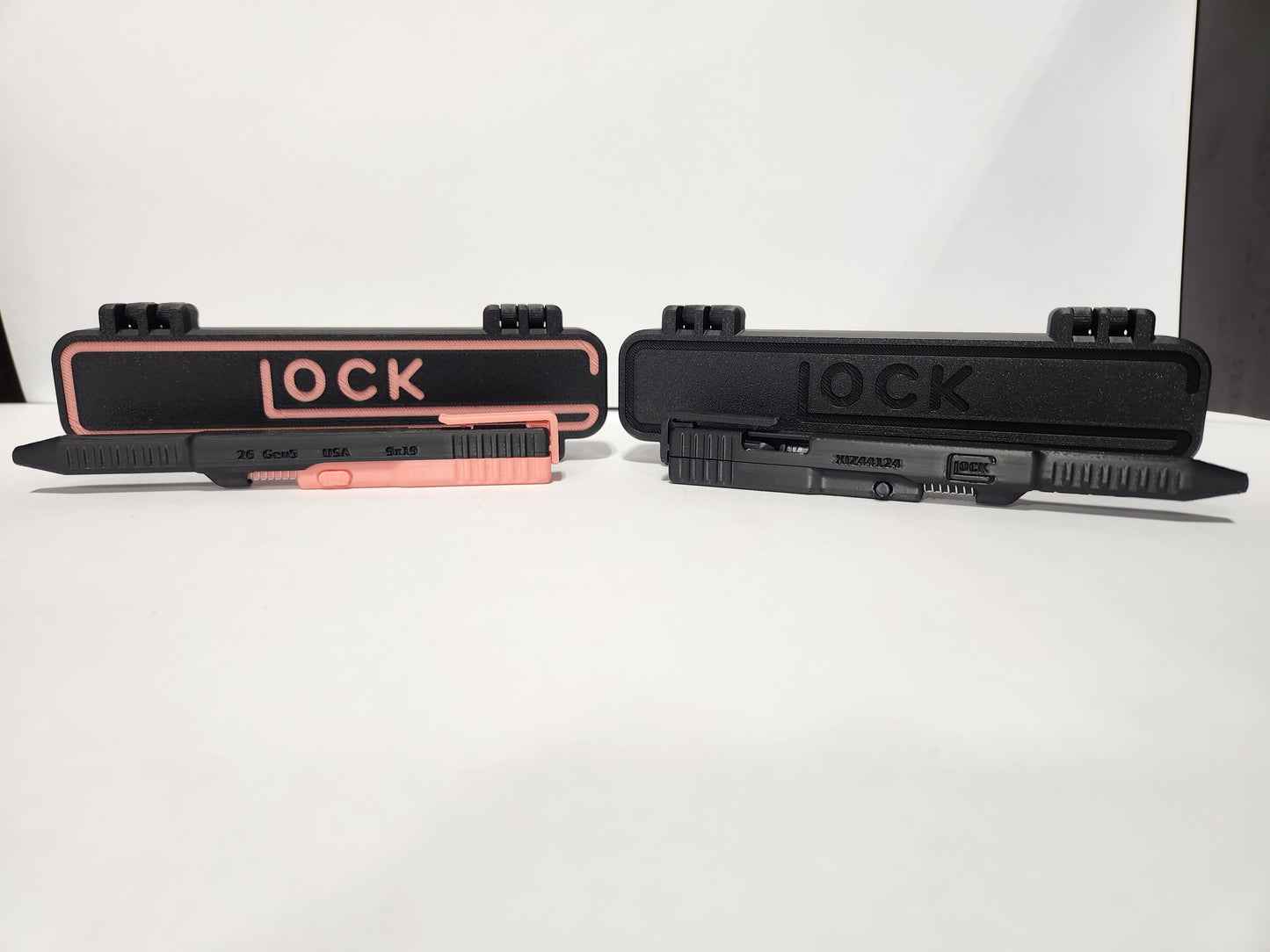 Glock Inspired EDC Pen Set • G2 Tactical Pen • 3D Printed Pen Case • Men’s EDC Gift • Range Bag Gear